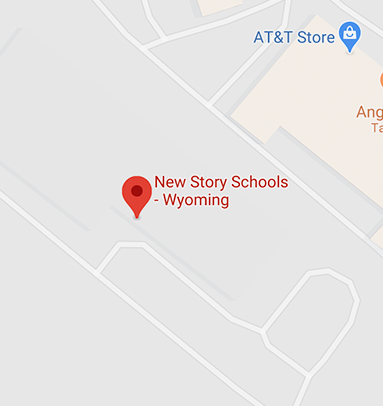 Here's our school location on the map in Wyoming.